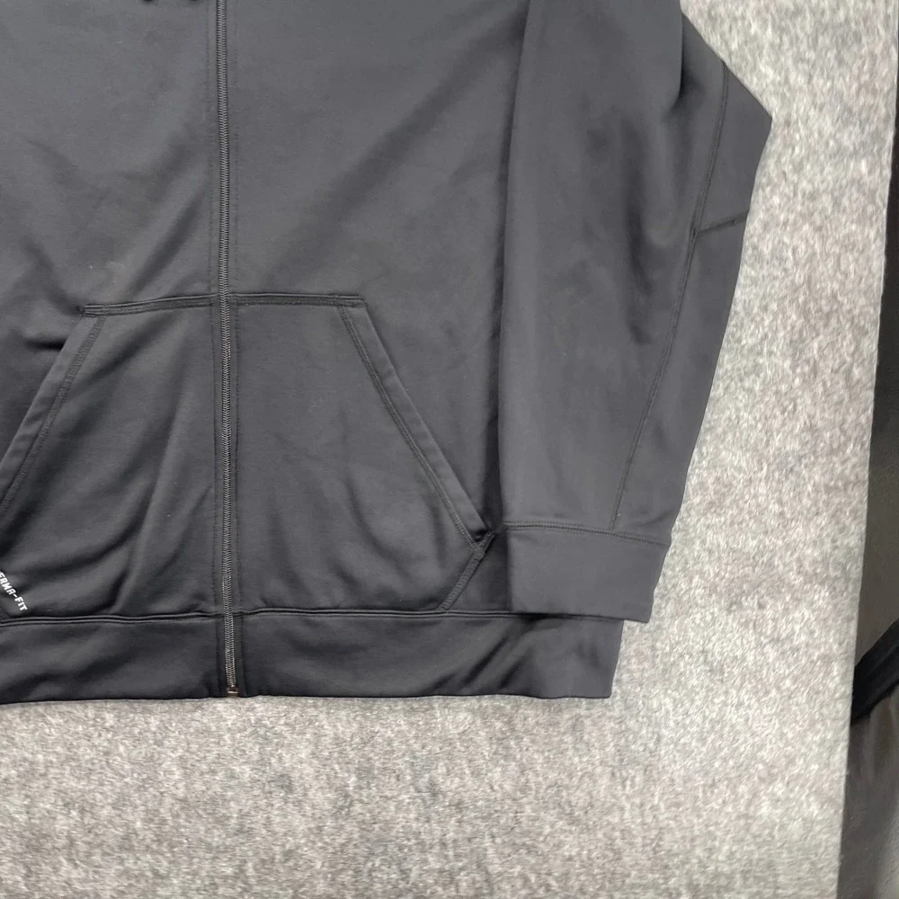 Nike Boise State Broncos Hoodie Mens XL Therma-FIT Full Zip Black Sweatshirt